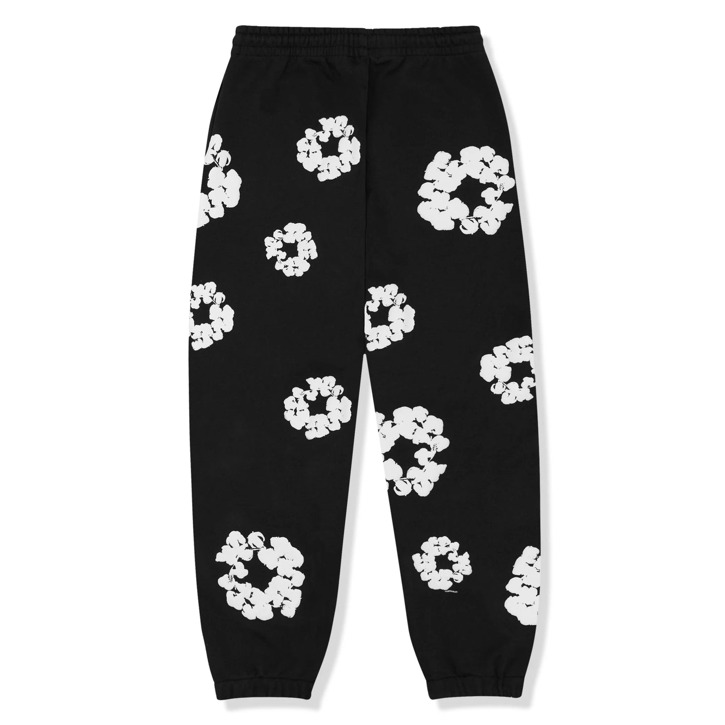 Denim Tears Black Cotton Wreath Joggers